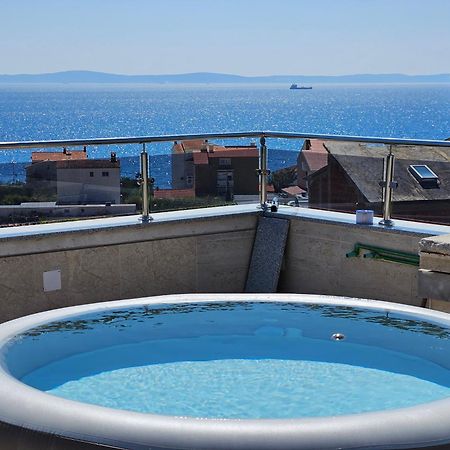 Modern Villa With Jacuzzi, Beautiful Sea View, Near Split! Villa 36A Podstrana Exteriör bild