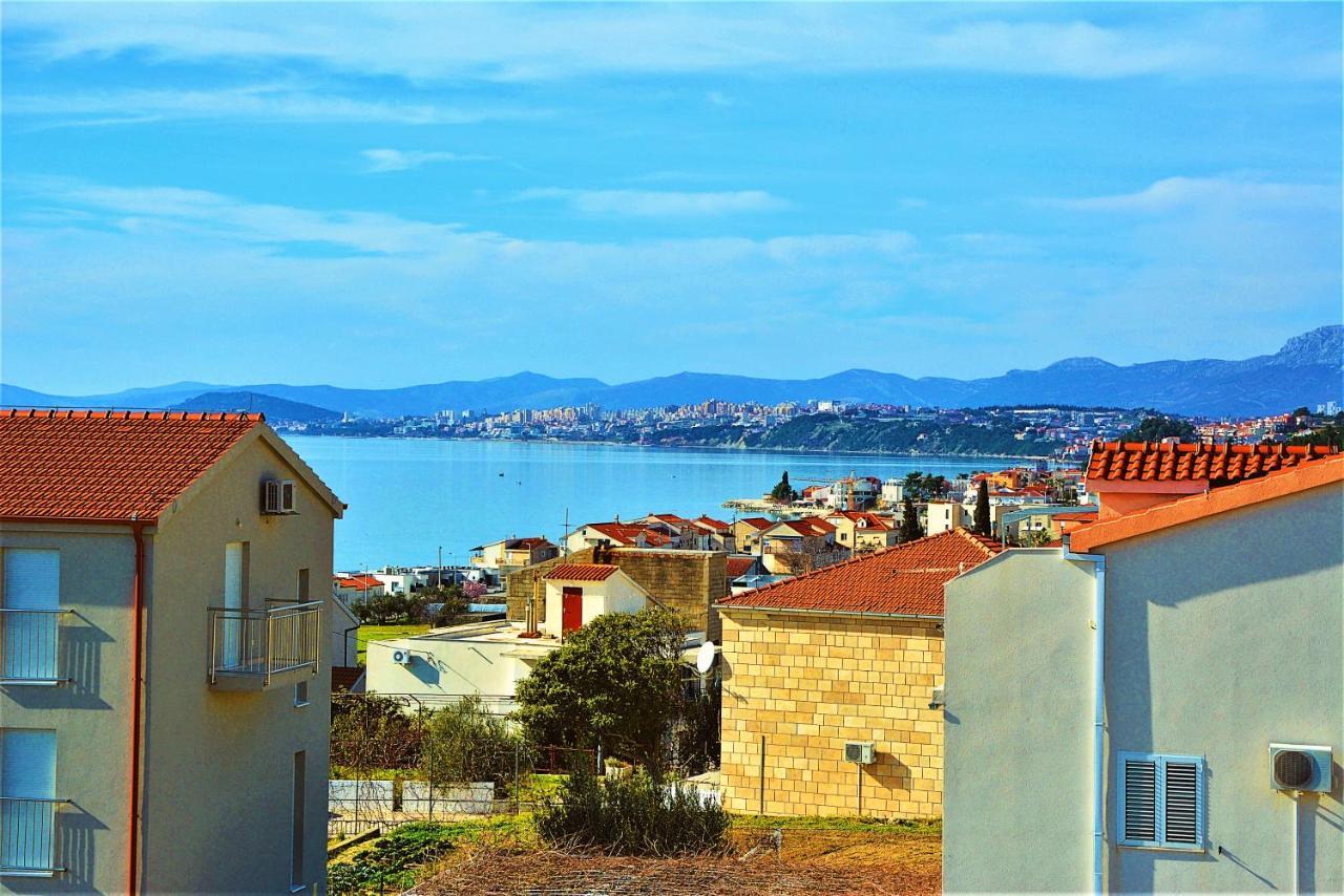 Modern Villa With Jacuzzi, Beautiful Sea View, Near Split! Villa 36A Podstrana Exteriör bild