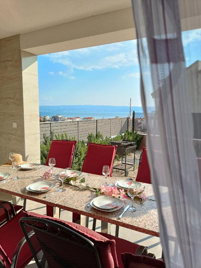 Modern Villa With Jacuzzi, Beautiful Sea View, Near Split! Villa 36A Podstrana Exteriör bild