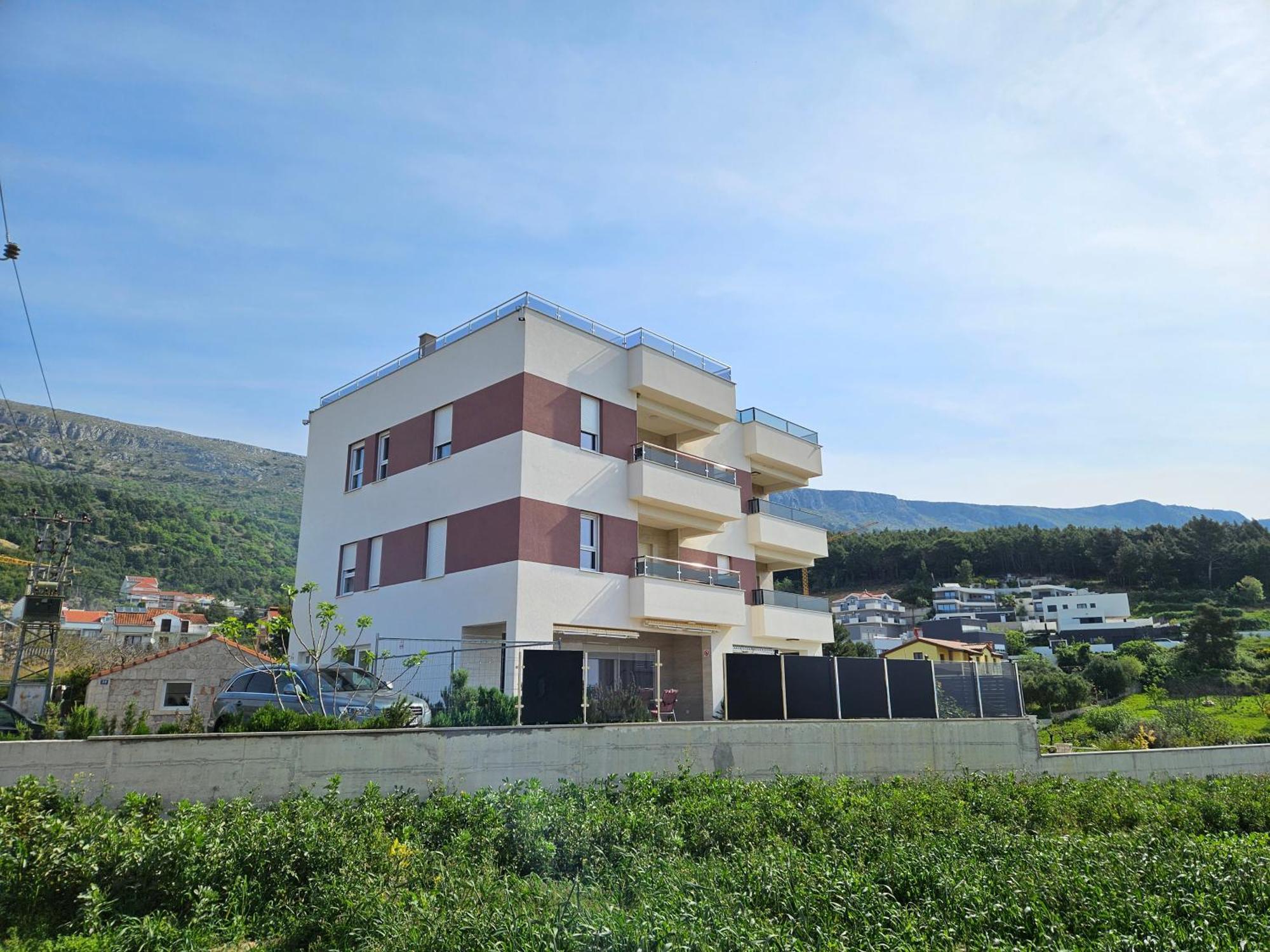 Modern Villa With Jacuzzi, Beautiful Sea View, Near Split! Villa 36A Podstrana Exteriör bild
